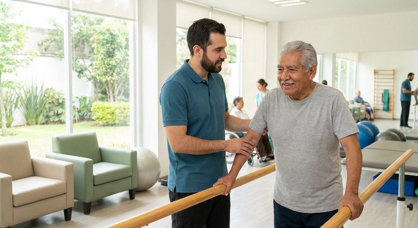 Sesión de rehabilitación neurológica en La Quinta